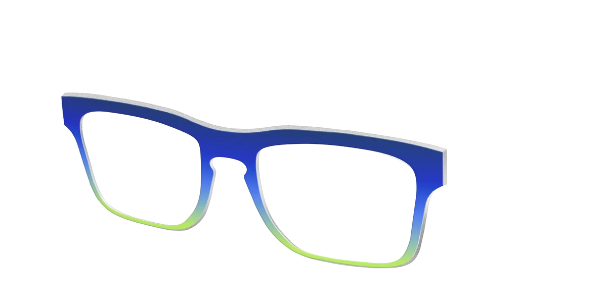 The Sapphire to Chartreuse Gradient