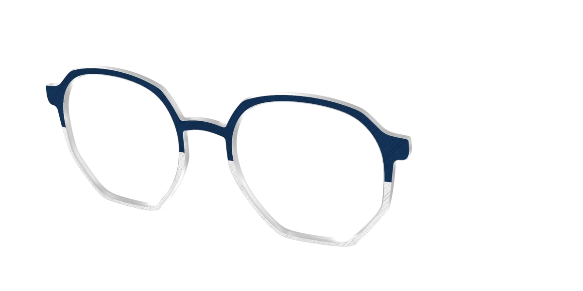 The Navy Plaid Crystal Split