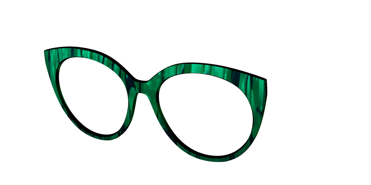 The Emerald Moire Stripes