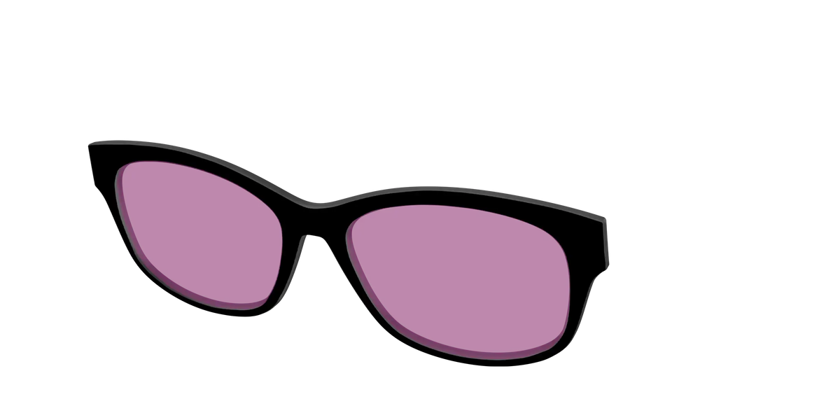 The Black with Pink Racquet Sport lens