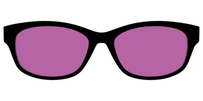 The Black with Violet Golf lens