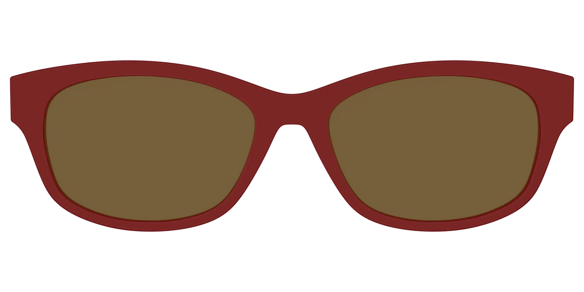 The Polarized Burgundy Sun Top