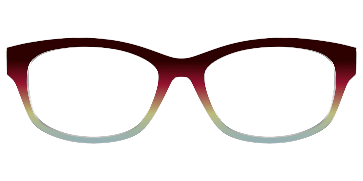 The Cherry to Frosted Mint Gradient