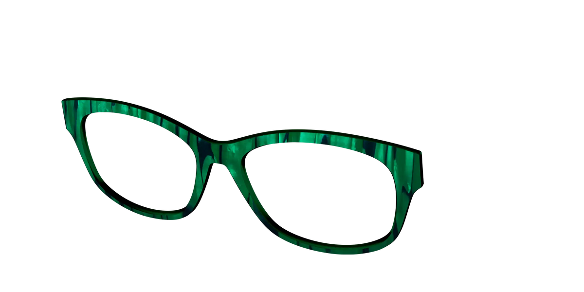 The Emerald Moire Stripes