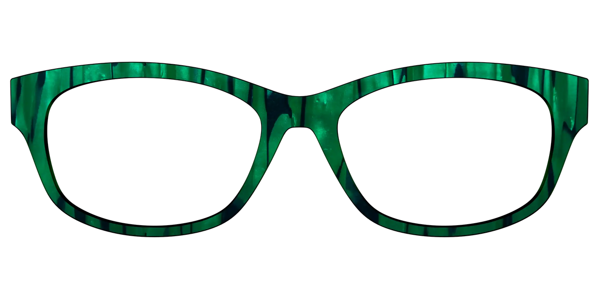 The Emerald Moire Stripes