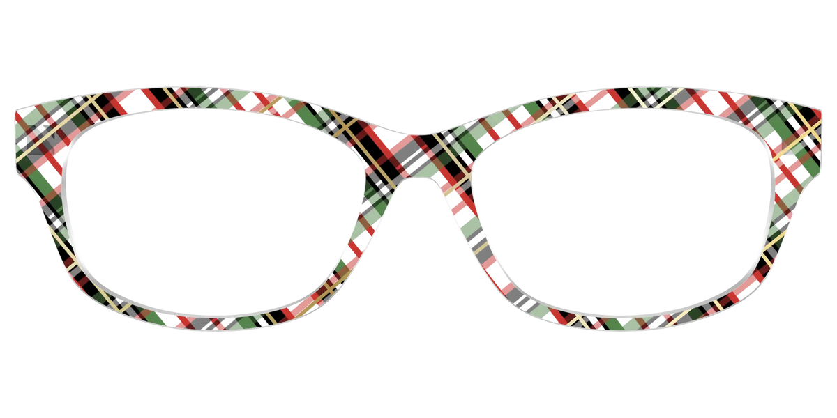 The Evergreen Plaid with Foil Crystal