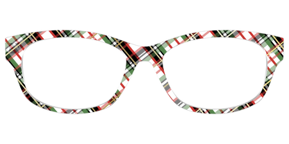 The Evergreen Plaid with Foil Crystal