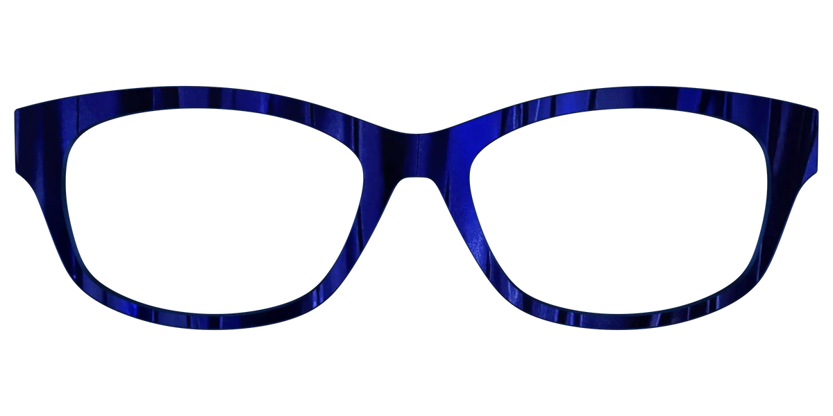 The Indigo Moire Stripes