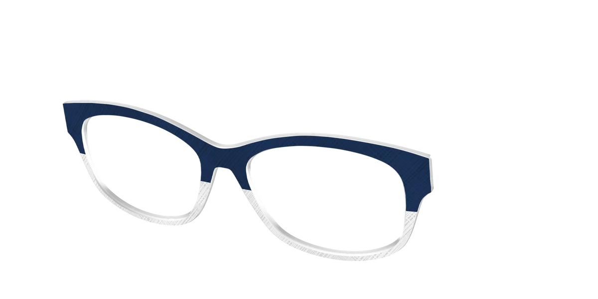 The Navy Plaid Crystal Split