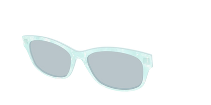 The Oceanic Pearl with Slate Blue Lens