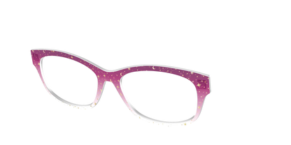 The Pink Ombre Gold Foil Crystal
