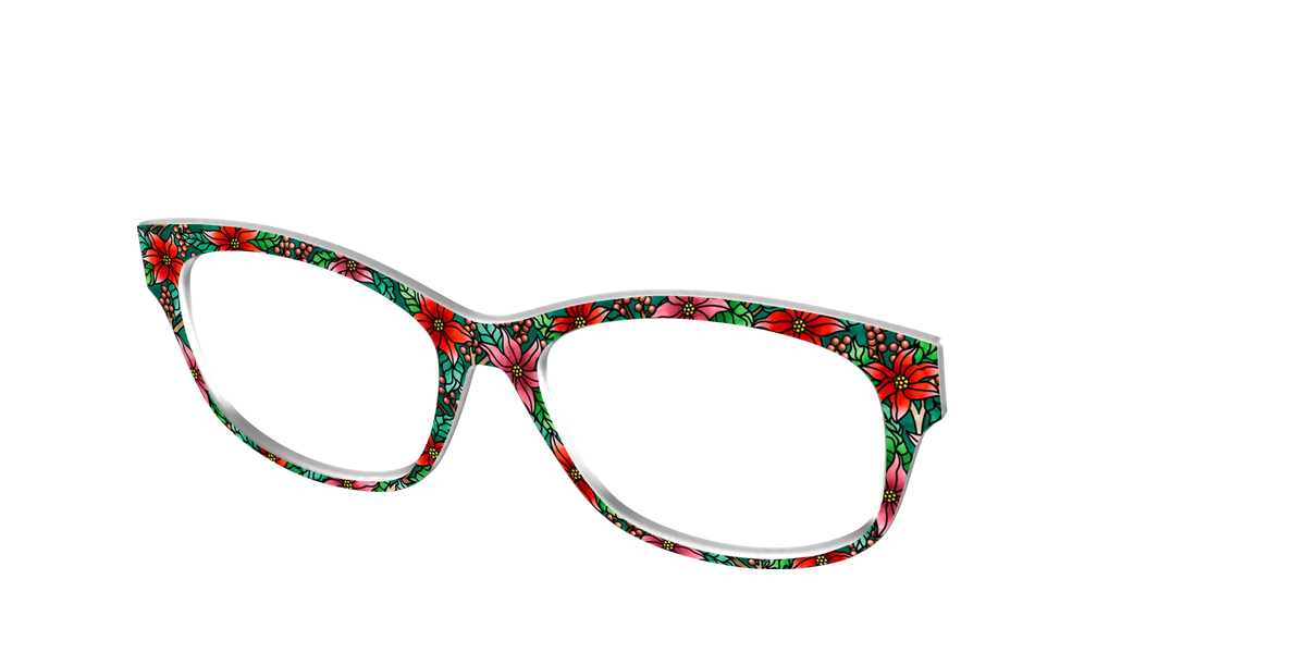The Poinsettia Stained Glass