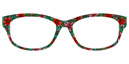 The Poinsettia Stained Glass
