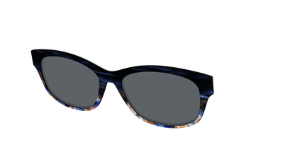The Polarized Blue Horn Tortoise Sun Top