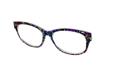 The Rainbow Splatter Black