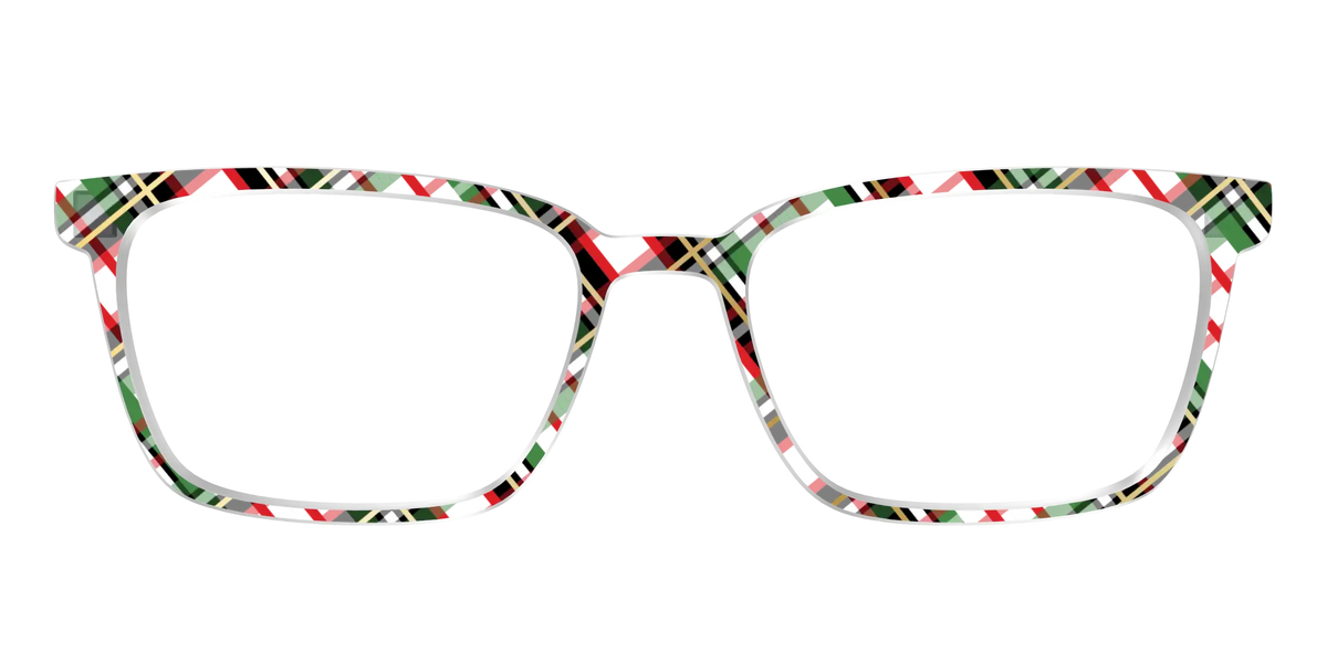 The Evergreen Plaid with Foil Crystal