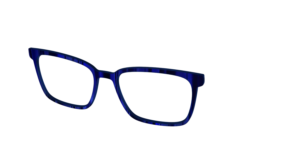 The Indigo Moire Stripes