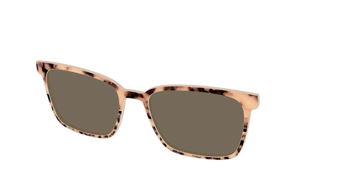 The Polarized Bisque Tortoise Split Sun Top
