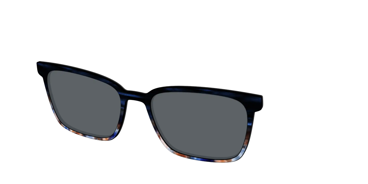The Polarized Blue Horn Tortoise Sun Top