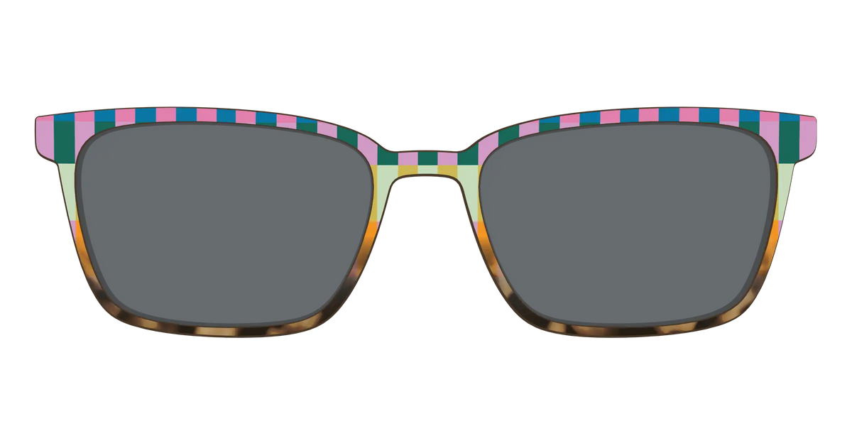 The Polarized Summer Stripes Tortoise Sun Top
