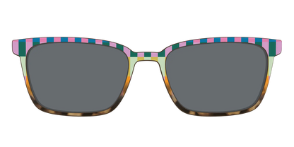 The Polarized Summer Stripes Tortoise Sun Top