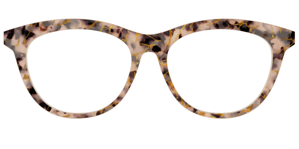 The Almond Tortoise with Gold Streaks