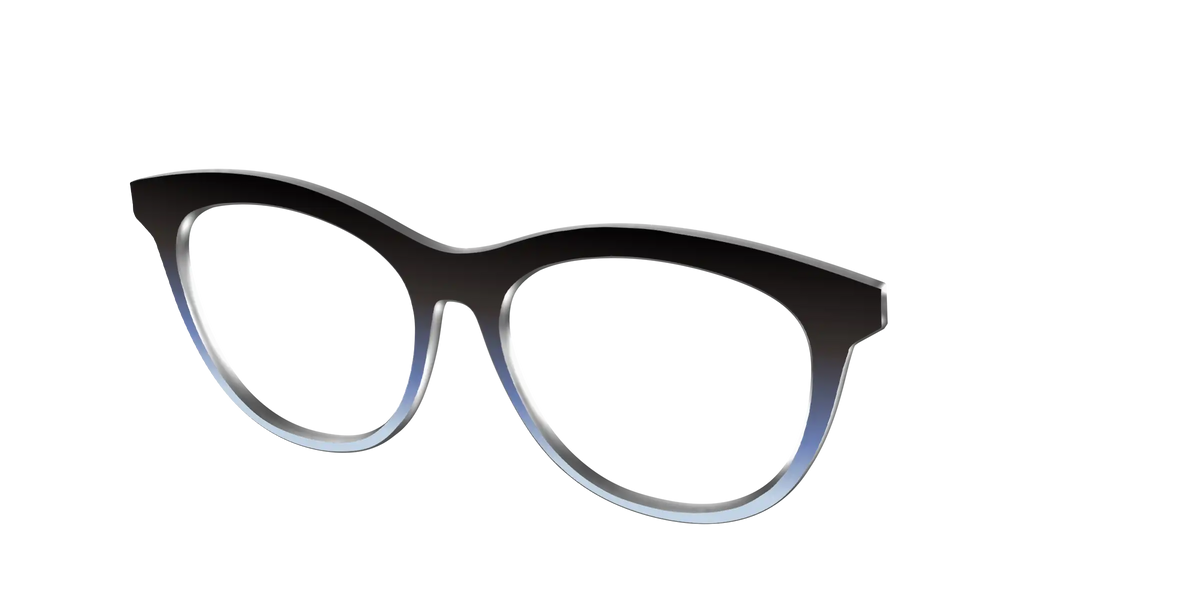 The Black to Icy Cyan Gradient