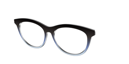 The Black to Icy Cyan Gradient