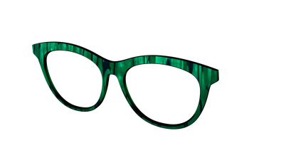 The Emerald Moire Stripes
