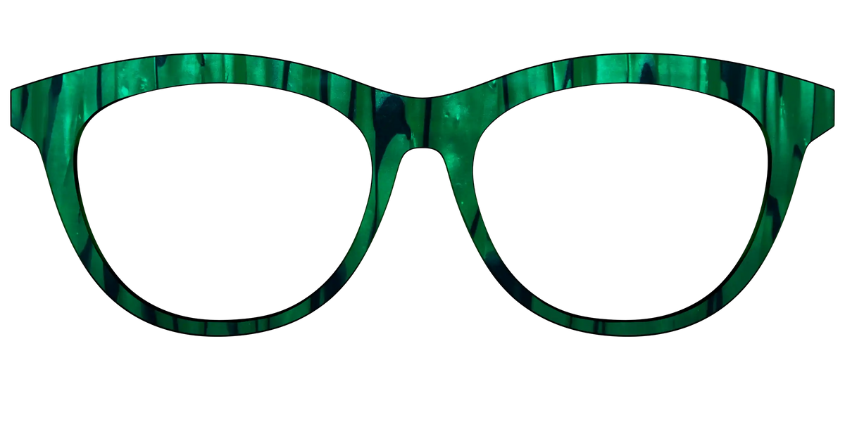 The Emerald Moire Stripes