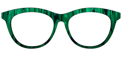 The Emerald Moire Stripes