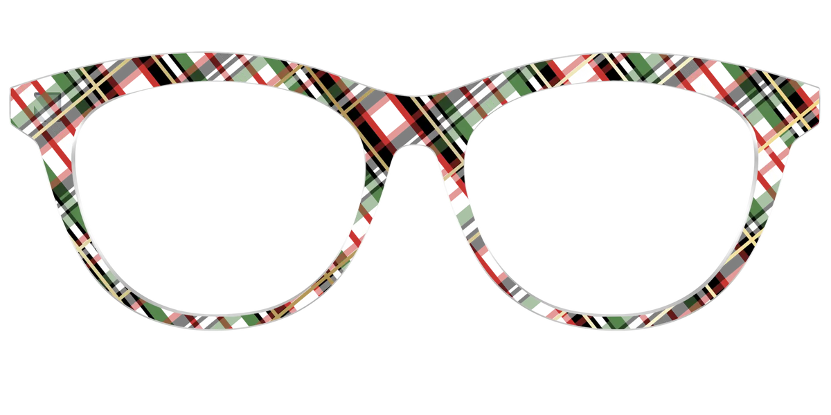 The Evergreen Plaid with Foil Crystal