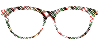 The Evergreen Plaid with Foil Crystal