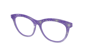 The Holographic Purple Webbed Crystal