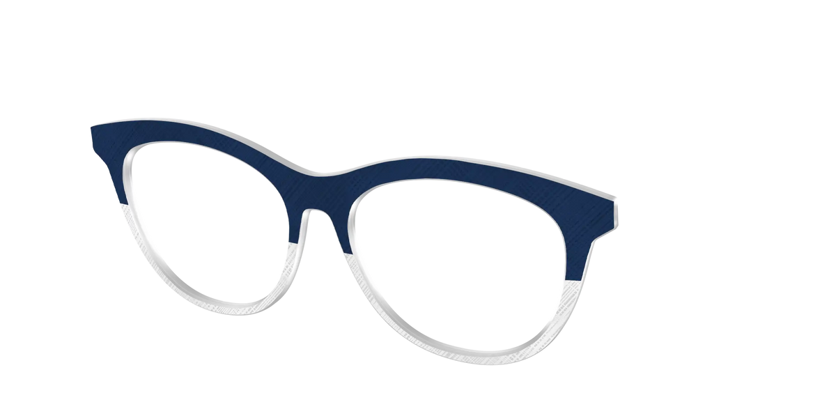 The Navy Plaid Crystal Split