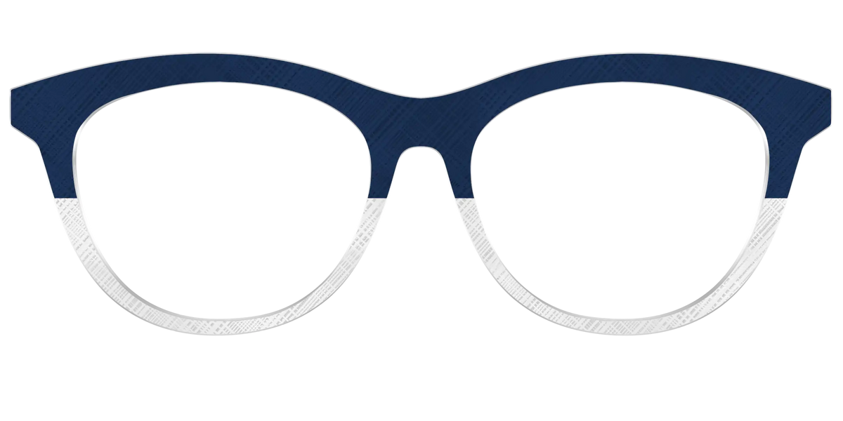 The Navy Plaid Crystal Split