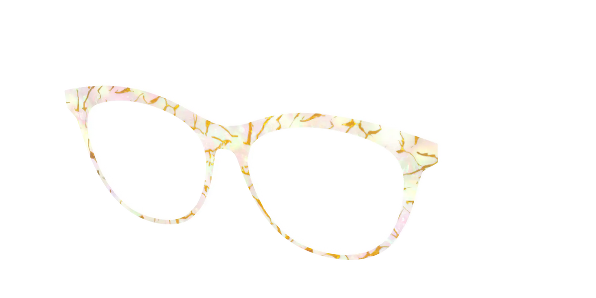 The Opalescent Pearl with Gold Streaks
