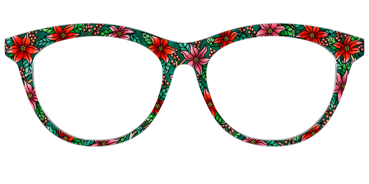 The Poinsettia Stained Glass