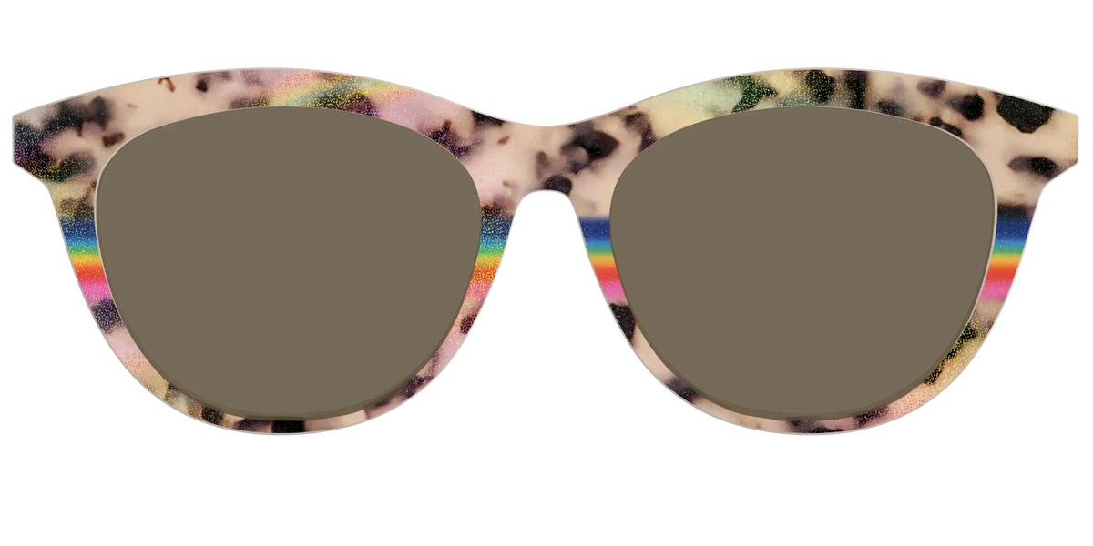 The Polarized Prism Split Tortoise Sun Top