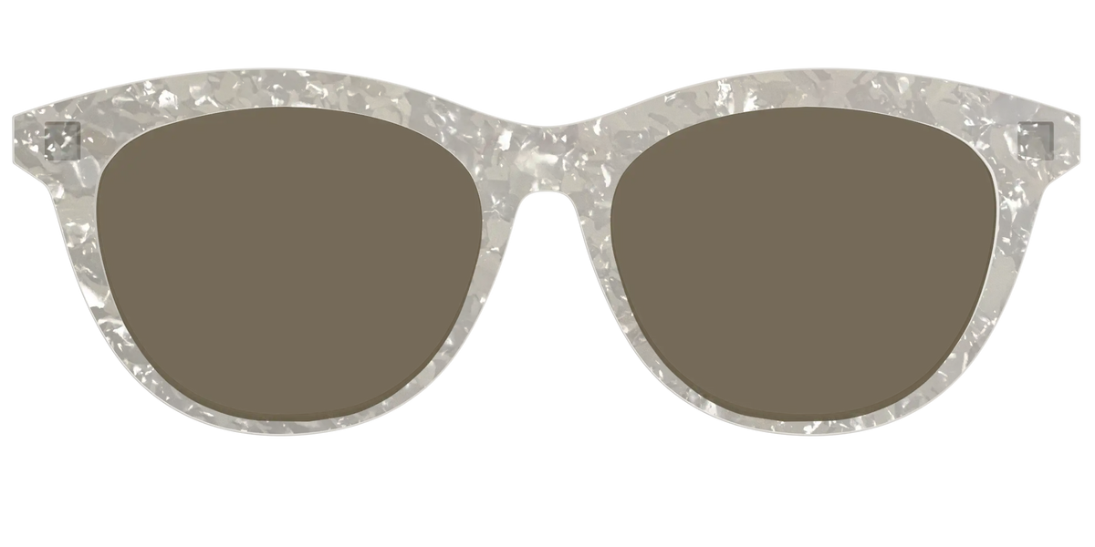 The Polarized White Quartz Pearl Sun Top
