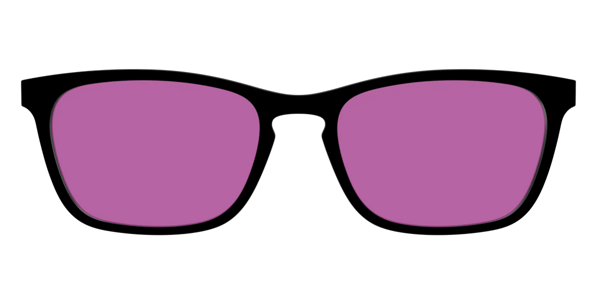 The Black with Violet Golf lens