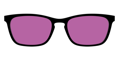 The Black with Violet Golf lens