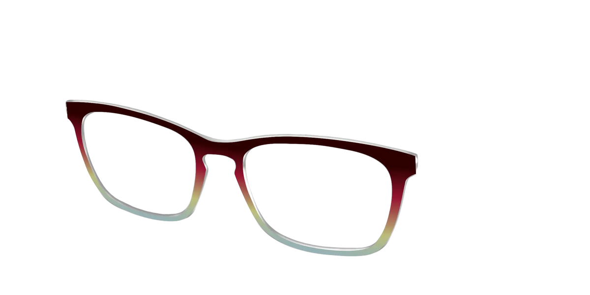 The Cherry to Frosted Mint Gradient