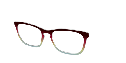 The Cherry to Frosted Mint Gradient