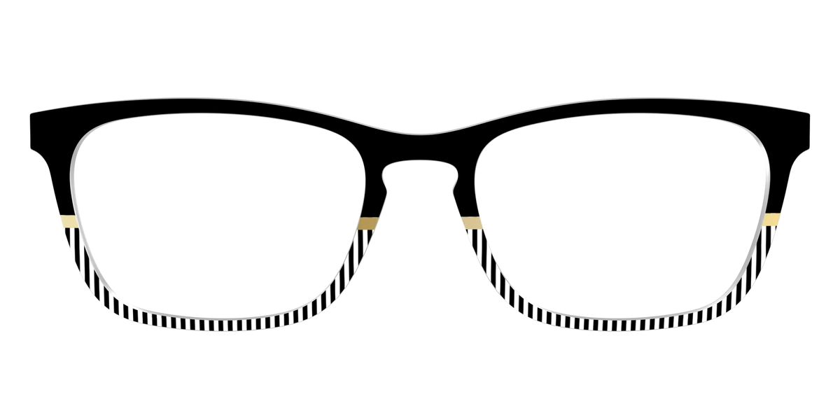 The Chic Stripes Crystal with Gold Foil
