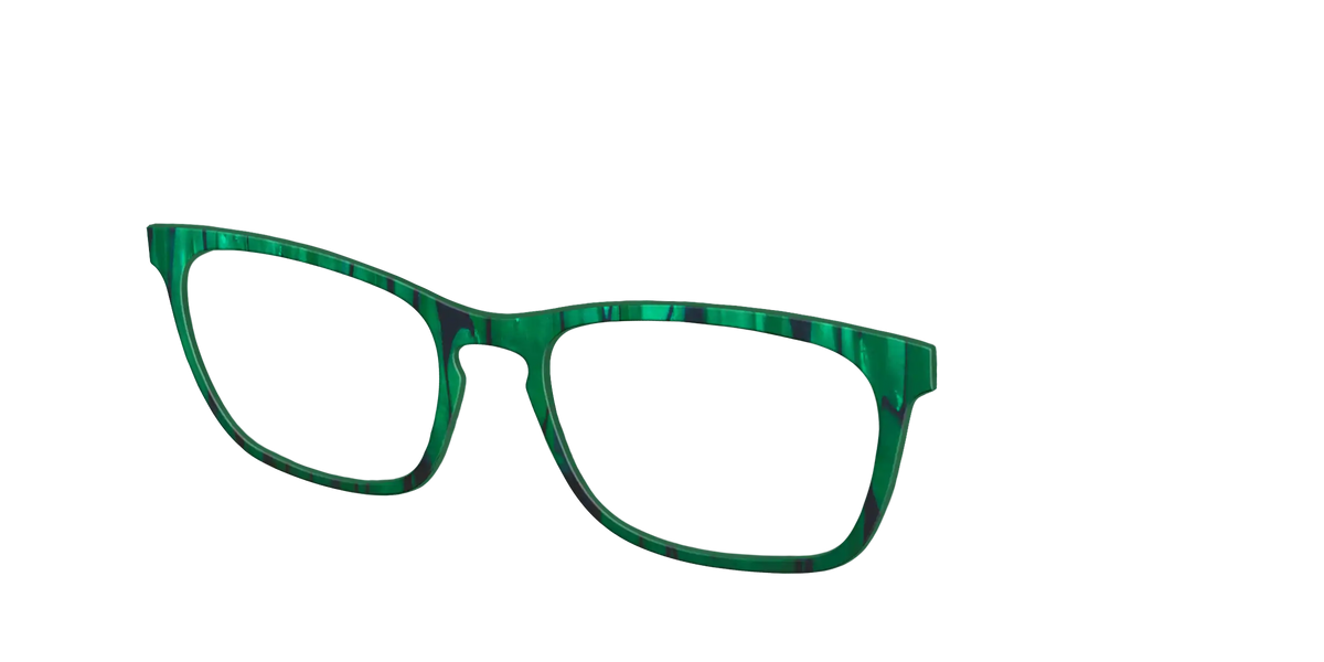 The Emerald Moire Stripes