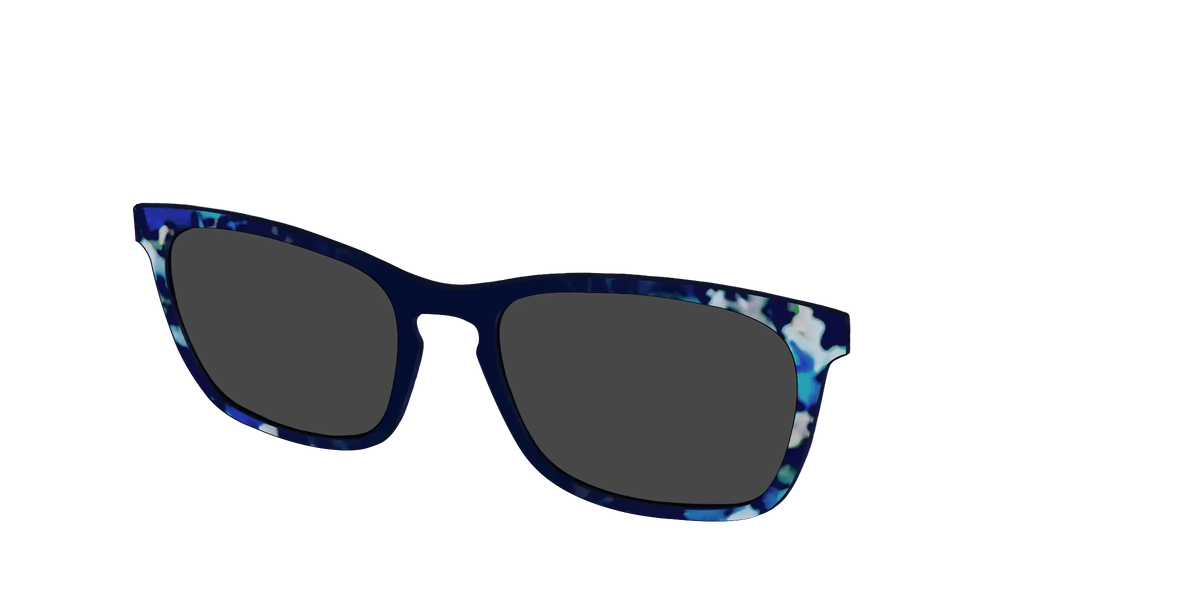 The Polarized Indigo Tortoise Sun Top
