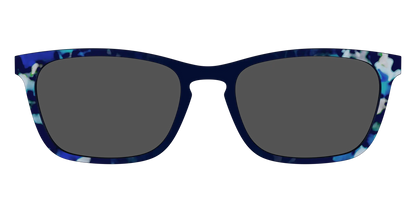The Polarized Indigo Tortoise Sun Top