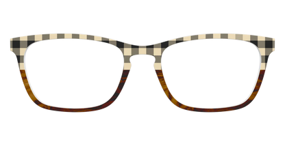 The Ivory Plaid Wood Split
