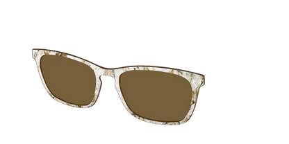The Polarized Ivory Sand Pearl Shell Sun Top